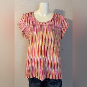 NWT Women’s XL Liz Claiborne Multicolor Top